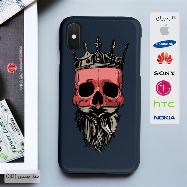 beard-skull-phone-case