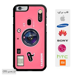 قاب گوشی pink camera طرح دوربین صورتی case10605